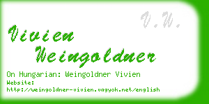 vivien weingoldner business card